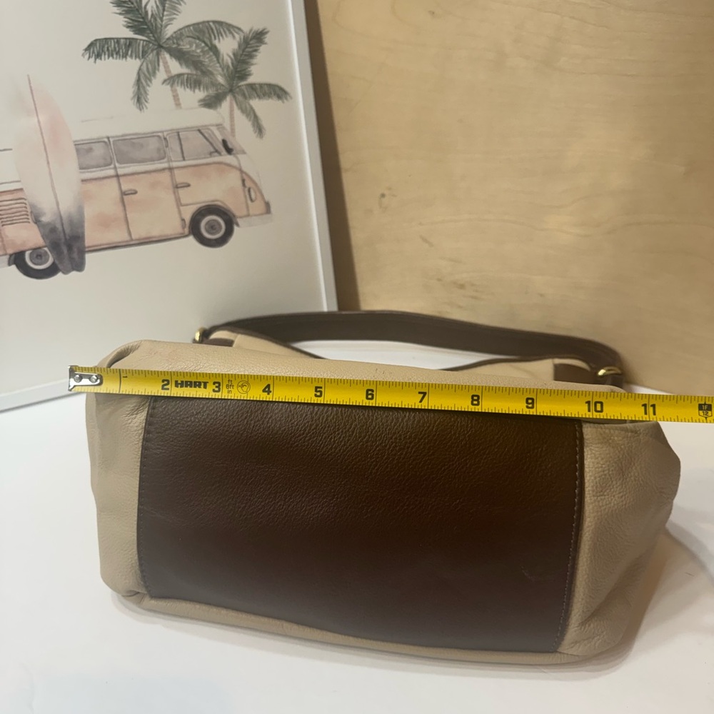 Emma Fox Tan and Brown Shoulder Bag leather - Picture 13 of 13